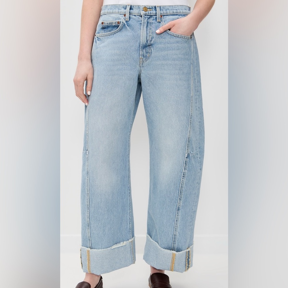 B Sides - Relaxed Cuffed Lasso Jeans